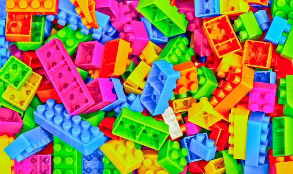 Plastic toy blocks