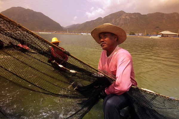 Shrimp farm in the Khao Sam Roi Yot National park