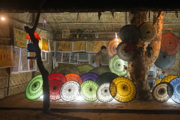 ASIA MYANMAR BAGAN SHOP UMBRELLA