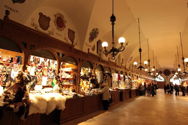 Indoor market at the Rynek Glowny square