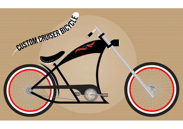 Custom cruiser bicycle