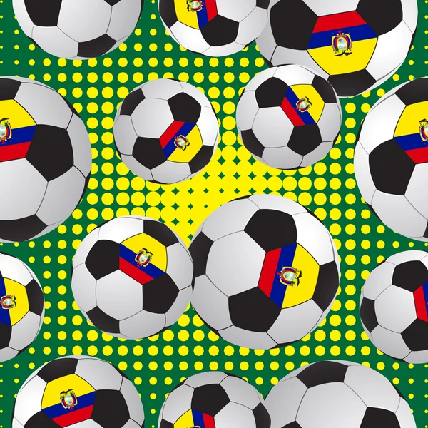 Footballs. Sports background.