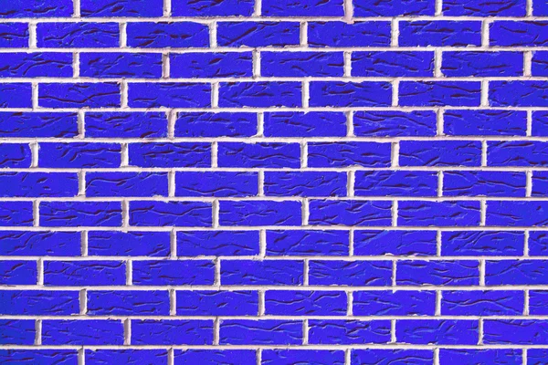Royal blue bricks texture