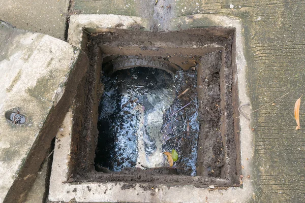 Working for drain cleaning