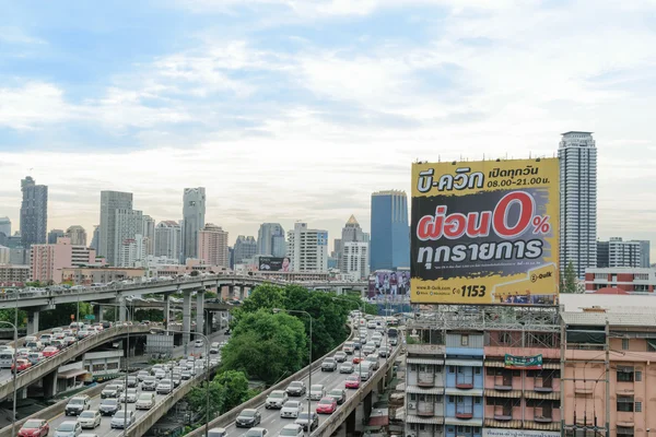 Daytime and transportation in Bangkok city Thailand