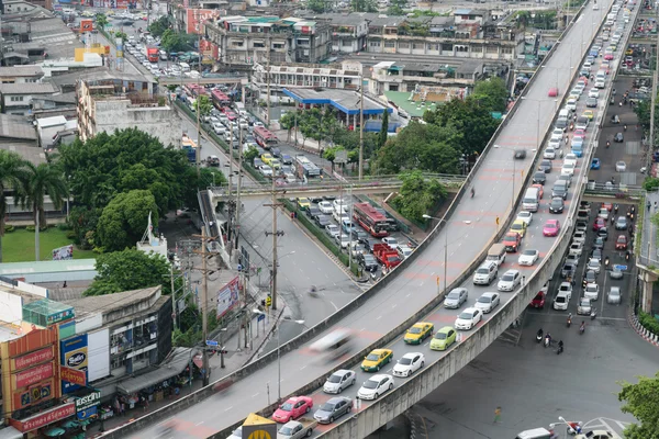 Daytime and transportation in Bangkok city Thailand