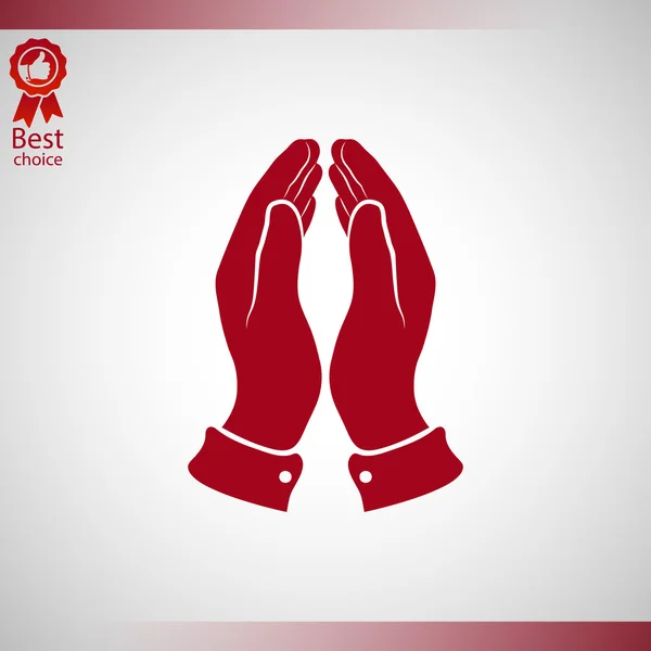Praying hands icon