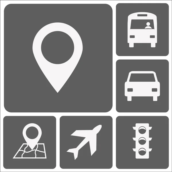 Set transportation  icons