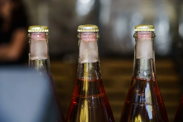 Automation bottling line for produce champagne in Alsace