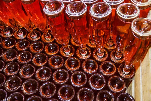 Automation bottling line for produce champagne in Alsace