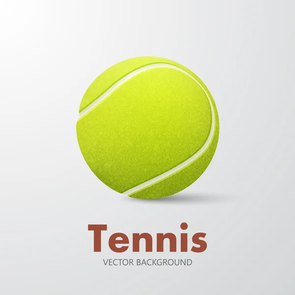 Tennis ball, vector background.