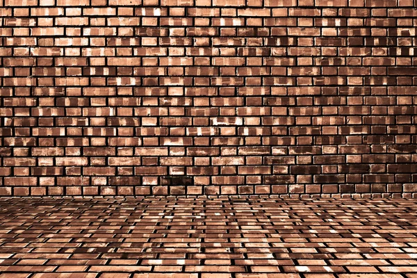 Wood and red brick texture background