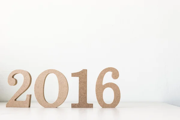 Happy New Year 2016 on a white background