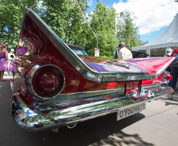 Moscow, Russia - June 29, 2014: Back lamps of the car the Buick on show of collection Retrofest cars