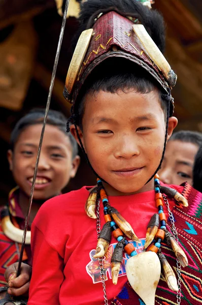 Native boy in Nagaland, India