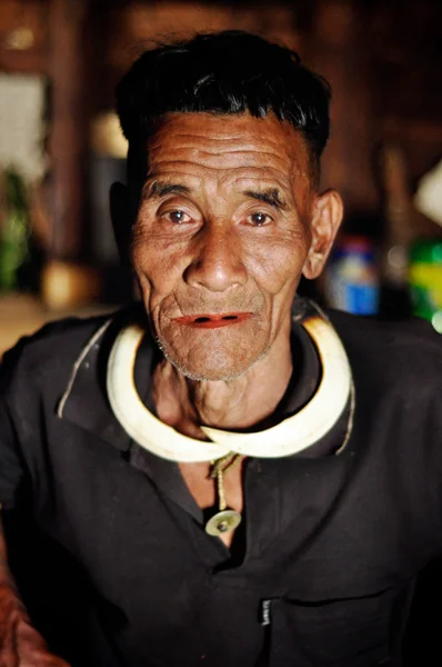 Portrait of man in Nagaland, India