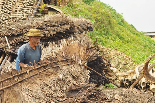 Older man working in Nagaland, India