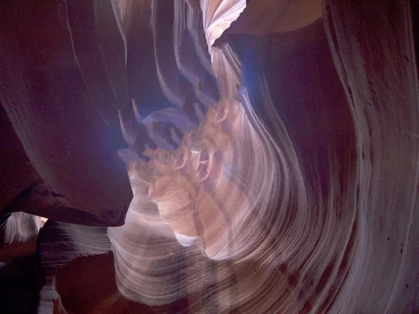 Sandstone interior of Upper Antelope Canyon, Navajo Nation Reservation, Arizona,
