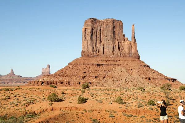 Mitten Butte in Monument Valley on Navajo Tribal Land USA