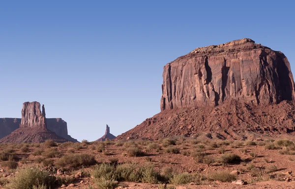 The Buttes and mesas of Monument Valley, Navajo Tribal Lands, Arizona, Utah, USA