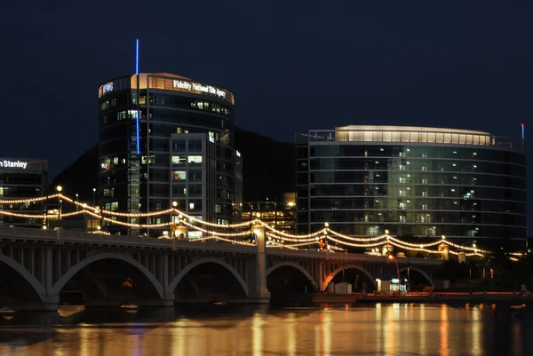 Office buildings at the lake