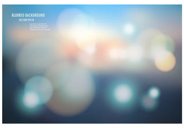 Vector illustration of soft colored abstract blurred light backg