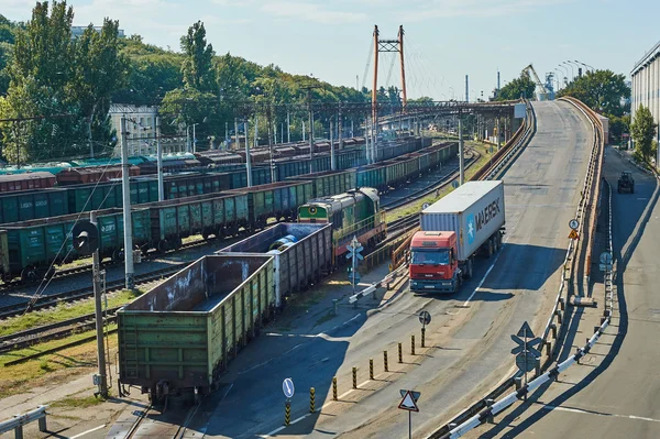 Maritime cargo port of Odessa
