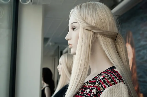 Mannequin in a women fashion shopping store