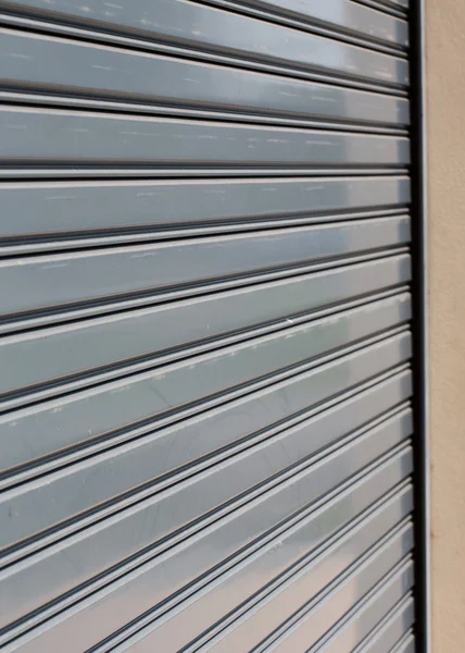 Steel roller shutter door