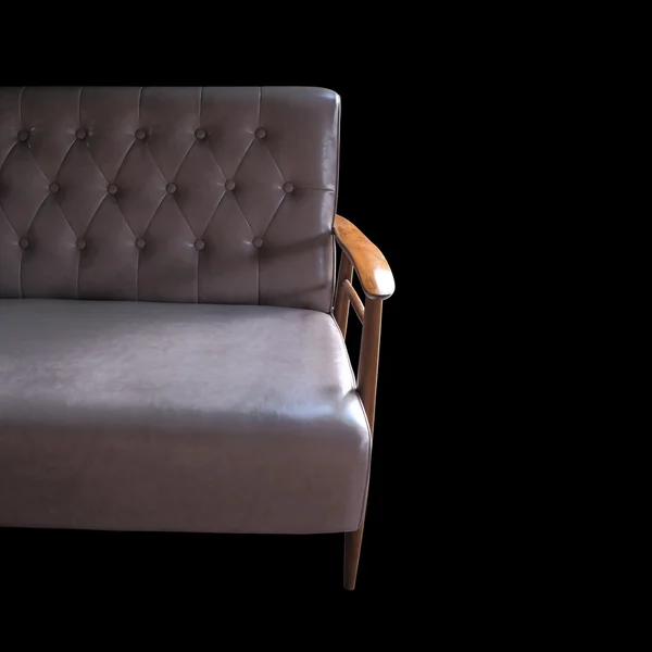 Sofa leather furniture isolated