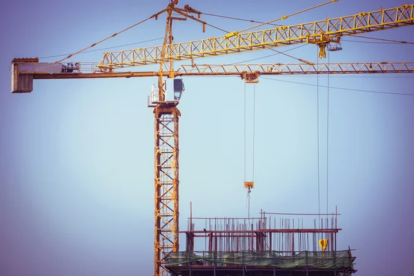 Crane construction industry background