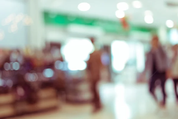 Abstract blurred light of department store shopping center