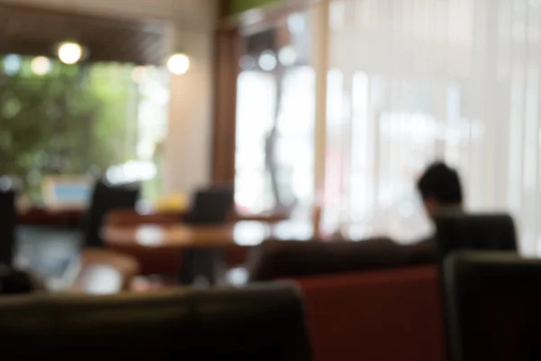 Blurred background, cafe coffee shop with people de-focused