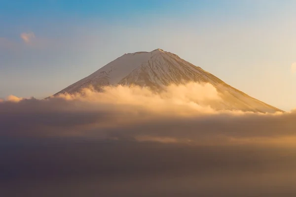Fuji mountain close up top view, Japan, natural landscape background