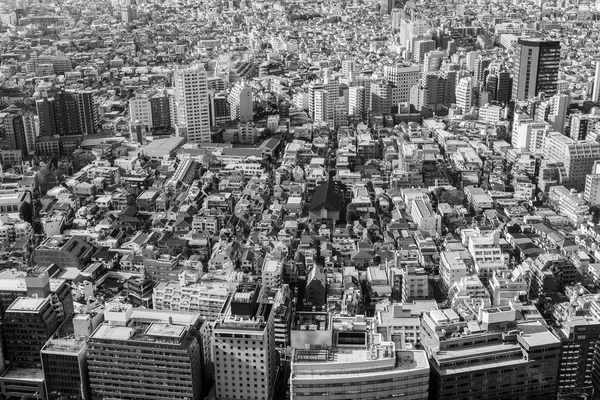 Black and White, Aerial view Tokyo residence area