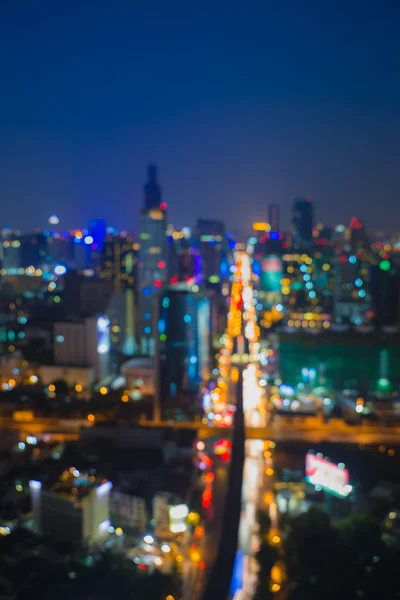 Abstract blur bokeh of modern City junction