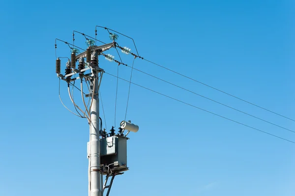 Electrical transformer to electrical pylon