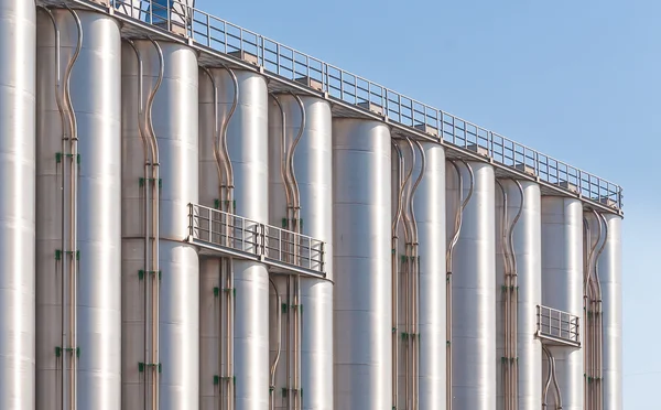 Chemical plant, containers