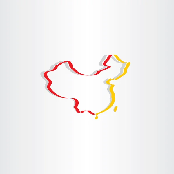 中国图标地图矢量 - 图库矢量图像 blaskorizov 