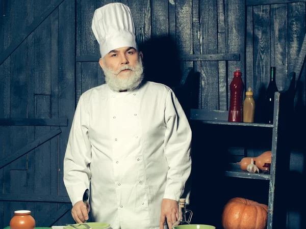 Man cook preparing food