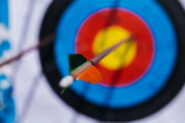 Modern arrow hit target