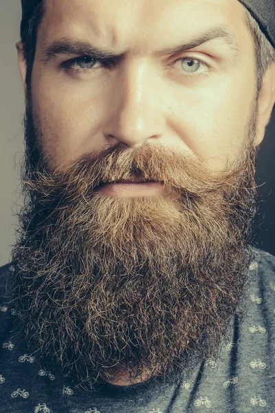 Handsome bearded man