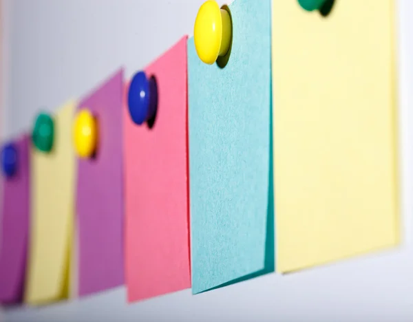 Colorful paper sheets