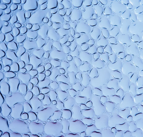 Close up drop of water in bottle
