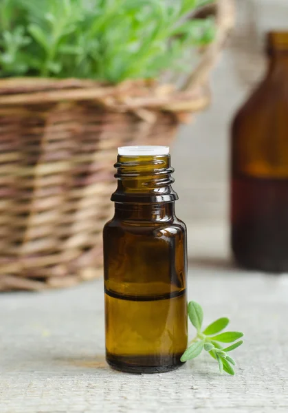 Small bottle of essential oil (herbal tincture)