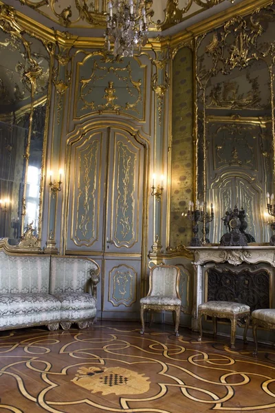 Interior of a room in the historic Litta Palace in Milan