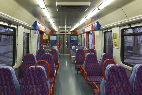 Inside the empty potuguese train