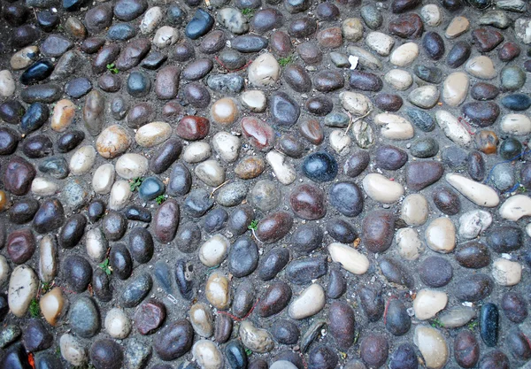 River stones close-up