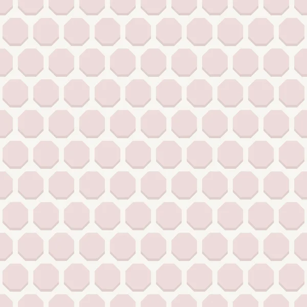 Geometric Seamless  Pattern with Pink Octagons