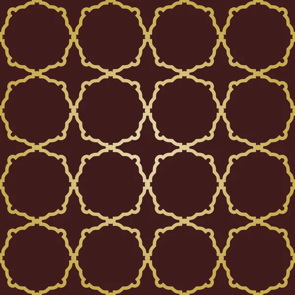 Geometric Seamless  Abstract Golden Grill